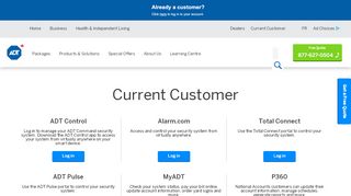 
                            6. My Account, Alarm.com, & Interactive Services Login | ADT Canada