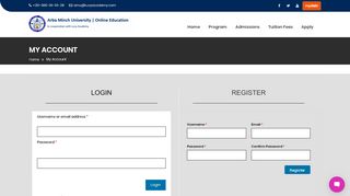 
                            1. My Account – Arba Minch University | Online Education