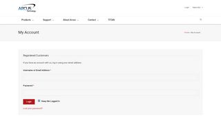 
                            2. My Account | Arcus Technology, Inc.