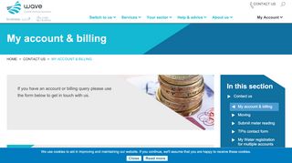 
                            3. My account & billing - Anglian Water Business