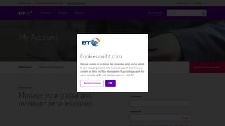 
                            11. My Account | BT for global business