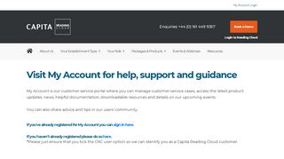 
                            3. My Account | Capita Reading Cloud