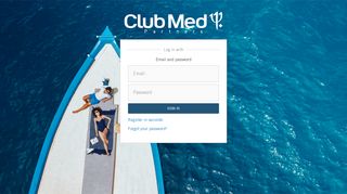 
                            2. My account - Club Med Travel Agent Portal