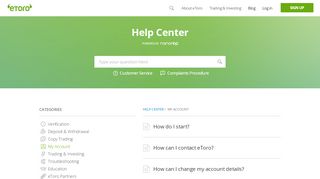 
                            4. My Account - Help Center - eToro