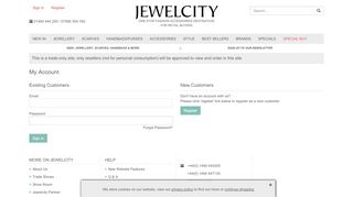 
                            3. My Account - jewelcity.co.uk