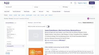 
                            2. My Account | Kijiji in Winnipeg. - Buy, Sell & Save with ...