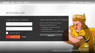 
                            2. My Account Login - Foxtel