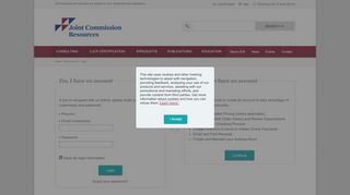 
                            4. My Account - Login | Joint Commission Resources