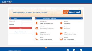 
                            3. My Account - Login - Vianet