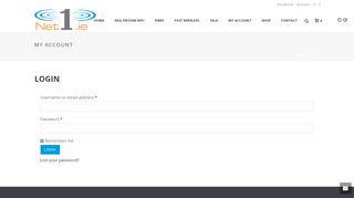 
                            4. My Account - Net1 Broadband