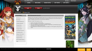 
                            6. My Account - portal.battleon.com