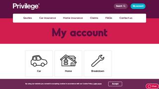 
                            2. My Account | Privilege Insurance