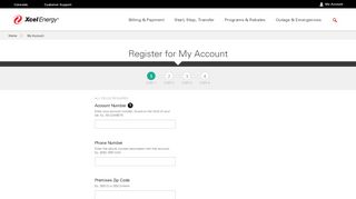
                            7. My Account - Register for My Account - Step 1