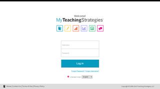 
                            10. My Account: Sign In - Teaching Strategies, LLC