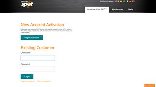 
                            3. My Account - SPOT login