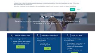 
                            8. My Account | SSE Business Energy