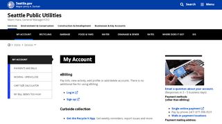 
                            8. My Account - Utilities | seattle.gov