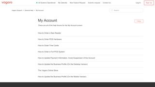 
                            6. My Account – Vagaro Support