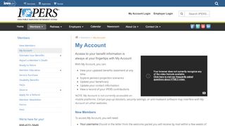 
                            5. My Account | Welcome to IPERS