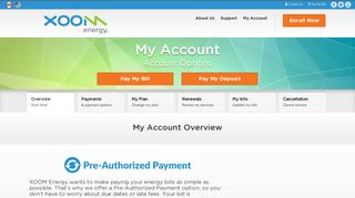 
                            5. My Account | XOOM Energy Canada