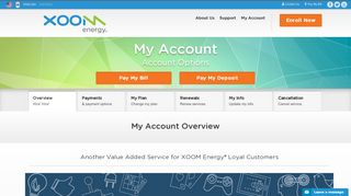 
                            9. My Account | XOOM Energy