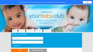 
                            4. My Account - Your Baby Club