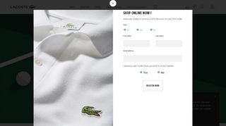 
                            2. My Account/My Orders - Lacoste
