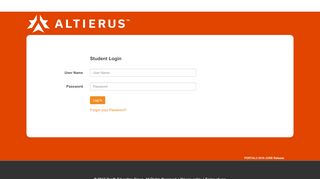 
                            3. My Altierus - Login