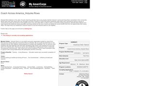 
                            2. My AmeriCorps - Home Page