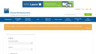 
                            5. My APA - American Planning Association