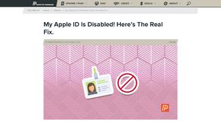 
                            8. My Apple ID Is Disabled! Here’s The Real Fix.