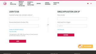 
                            10. My Application - Login - AIA Hong Kong | AIA iShop