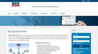 
                            9. My Appraisal Portal - Nationwide Appraisals Services | NAS