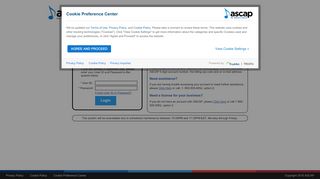 
                            3. My ASCAP License Login