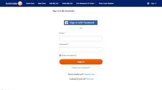 
                            8. My Autotrader: Sign In - Autotrader