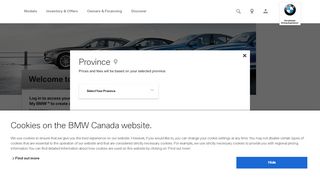 
                            9. My BMW Account | BMW Canada