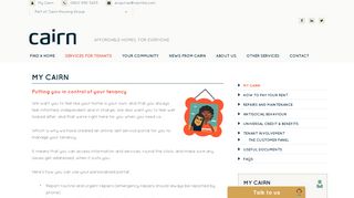 
                            7. My Cairn | Login To Cairn Housing Association Online Portal