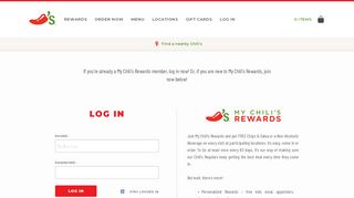 
                            2. My Chili's Rewards – Log In & View Your Rewards | Chili's