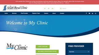 
                            8. My Clinic - South Bend Clinic - Multi Specialty Healthcare (574) 234 ...