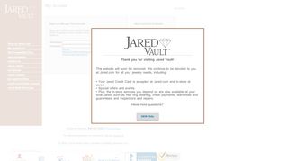 
                            6. My Credit Account at Jared Vault