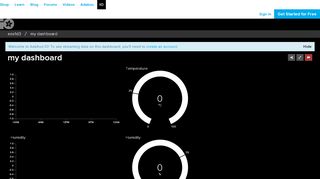 
                            2. my dashboard - Adafruit IO