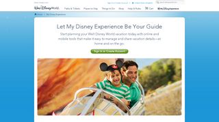 
                            8. My Disney Experience | Walt Disney World Resort