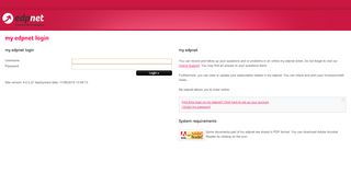 
                            2. My EDPnet - Login