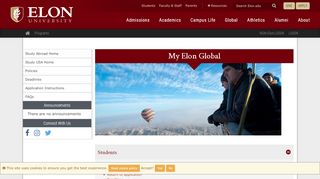 
                            4. My Elon Global - Study Abroad