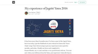 
                            9. My experience of Jagriti Yatra 2016 - Kunal Dakhane - Medium