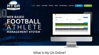 
                            11. My GA Online - Web Based Football Athlete Management System