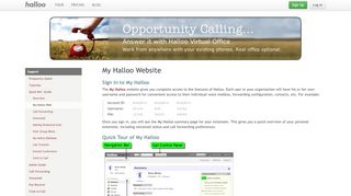 
                            4. My Halloo Website - Halloo
