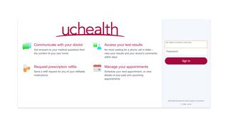 
                            9. My Health Connection - Login Page