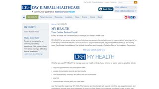 
                            9. my health - Day Kimball Healthcare