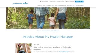 
                            1. My Health Manager Archives - Thrive - Kaiser Permanente